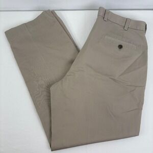 Brooks Brothers Mens Hudson Lightweight Advantage Chino Pants Khaki 34x30